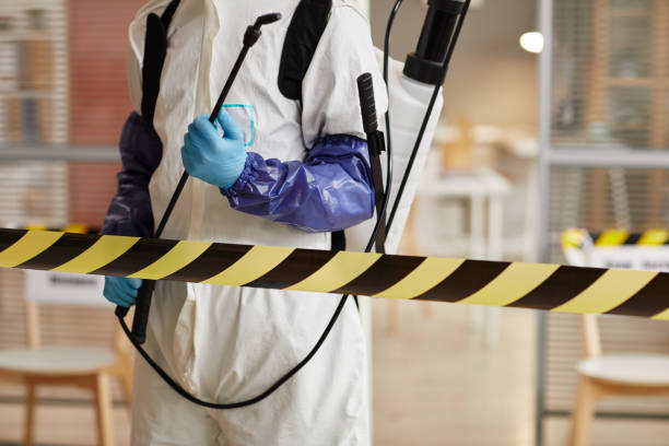 Professional Biohazard Cleanup technician working in Alexandria, OH